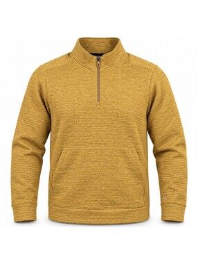 VRST Recharge Lunar 1/4 Zip Pullover Men’s Large Palomino Gold Heath New